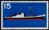 Bund, Michel Nr. 257 postfrisch - Tag der deutschen Seeschifffahrt 1957