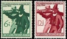 Deutsches Reich MiNr. 897-898 postfrisch - Landesschiessen Innsbruck 1944