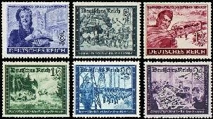 Deutsches Reich, Michel Nr. 888-893 postfrisch
