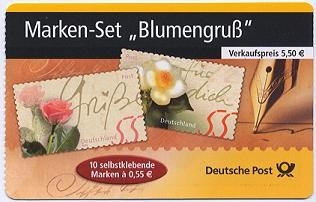 Bund, Markenheftchen MH 55 postfrisch - Blumengruß 2004