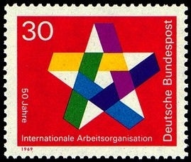 Bund, Michel Nr. 582 postfrisch - Internationale Arbeitsorganisation (IOA)