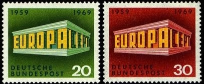 Bund, Michel Nr. 583-584 postfrisch - CEPT 1969