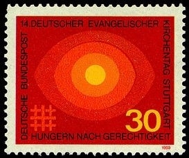 Bund, Michel Nr. 595 postfrisch - Evangelischer Kirchentag 1969