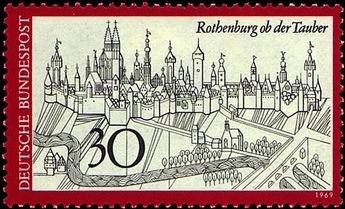 Bund, Michel Nr. 603 postfrisch - Rothenburg o. d. T.