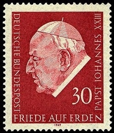 Bund, Michel Nr. 609 postfrisch - Papst Johannes XIII