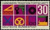 Bund, Michel Nr. 553 postfrisch - Handwerk - Tradition - Fortschritt