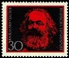 Bund, Michel Nr. 558 postfrisch - Karl Marx