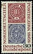 Bund, Michel Nr. 569 postfrisch - 100 Jahre NDP Norddeutscher Postbezirk