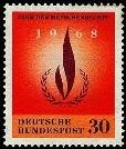 Bund, Michel Nr. 575 postfrisch - Internationales Jahr der Menschenrechte