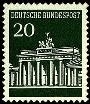 Bund, Michel Nr. 507 postfrisch - 20 Pf. Brandenburger Tor