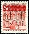 Bund, Michel Nr. 496 postfrisch - Treptower Tor, Neubrandenburg