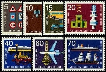 Bund, Michel Nr. 468-474 postfrisch - Internationale Verkehrsausstellung (IVA)