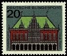 Bund, Michel Nr. 425 postfrisch - Bremen, Rathaus (Bremen)