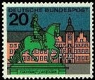 Bund, Michel Nr. 423 postfrisch - Düsseldorf, Jan-Wellem-Denkmal (Nordrhein-Westfalen)