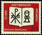Bund, Michel Nr. 382 postfrisch - 150 Jahre Württembergische Bibelanstalt