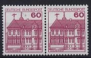 Bund, Michel Nr. 1028 waagerechtes Paar postfrisch