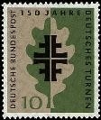 Bund, Michel Nr. 292 postfrisch - 150 Jahre Deutsche Turnbewegung 1958