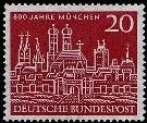 Bund, Michel Nr. 289 postfrisch - 800 Jahre München 1958