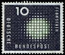 Bund, Michel Nr. 267 postfrisch - Fernsehen