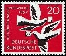 Bund, Michel Nr. 276 postfrisch - Internationale Briefwoche