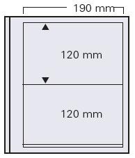 SAFE dual Blankoblatt mit 2 Streifen (5 Stück)
