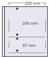 5 SAFE Blankoblätter für Ganzsachen DIN A5 quer