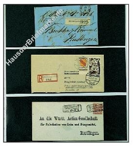 5 Klarsicht-Spezialblätter mit 3 Taschen