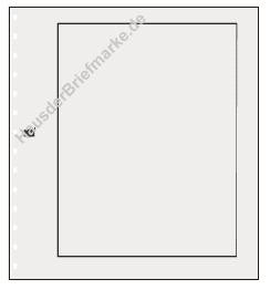 SAFE Karton-Blankoblatt weiß mit schwarzem Rand (10er Pack)