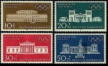 Bund, Michel Nr. 624-627 postfrisch - Olympische Sommerspiele 1972, München (II)