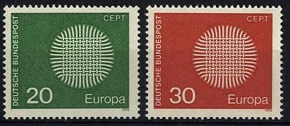 Bund, Michel Nr. 620-621 postfrisch
