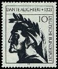 Bund, Michel Nr. 693 postfrisch - Dante Alighieri
