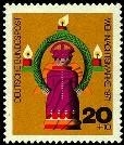 Bund, Michel Nr. 709 postfrisch - Weihnachten 1971