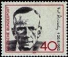 Bund, Michel Nr. 738 postfrisch - Todestag von Kurt Schumacher