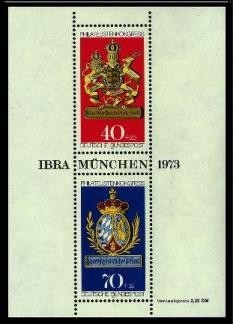 Bund, Block 9 postfrisch - IBRA München 1973