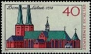 Bund, Michel Nr. 779 postfrisch - Dom zu Lübeck