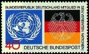 Bund, Michel Nr. 781 postfrisch - Aufnahme der Bundesrepublik Deutschland in die Vereinten Nationen (UNO)