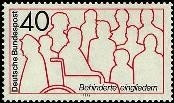 Bund, Michel Nr. 796 postfrisch - Behinderte eingliedern