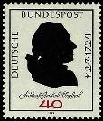 Bund, Michel Nr. 809 postfrisch - Friedrich Gottlieb Klopstock.