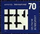 Bund, Michel Nr. 814 postfrisch - amnesty interntional