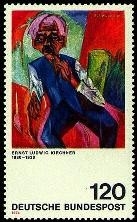 Bund, Michel Nr. 823 postfrisch - Expressionismus Ernst Ludwig Kirchner
