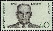 Bund, Michel Nr. 832 postfrisch - Hans Böckler