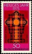 Bund, Michel Nr. 834 postfrisch - Heiliges Jahr 1975 - Grundriss des Petersdoms in Rom