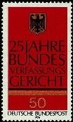 Bund, Michel Nr. 879 postfrisch - 50 Jahre Bundesverfassungsgericht