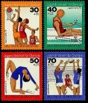 Bund, Michel Nr. 882-885 postfrisch - Für den Sport 1976