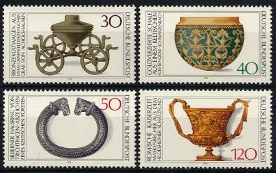 Bund, Michel Nr. 897-900 postfrisch - Archäologisches Kulturgut (I)