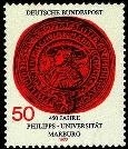 Bund, Michel Nr. 939 postfrisch - 450 Jahre Philipps-Universität Marburg