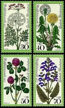 Bund, Michel Nr. 949-952 postfrisch - Wohlfahrt 1977 Wiesenblumen