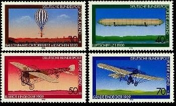 Bund, Michel Nr. 964-967 postfrisch - Luftfahrt - Jugendmarken 1978