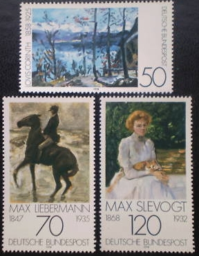 Bund, Michel Nr. 986-988 postfrisch - Deutscher Impressionismus
