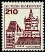 Bund, Michel Nr. 998 postfrisch - 210 Pf. Burgen & Schlößer